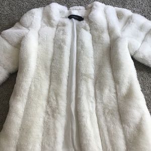 Faux fur coat little girl 8